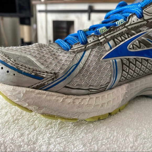 Silver BROOKS Adrenaline GTS Women’s Size 7 - Picture 14 of 16